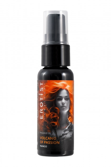 Гель с эффектом вибрации Volcano Of Passion со вкусом манго - 25 мл. - Erotist Lubricants - купить с доставкой в Сызрани