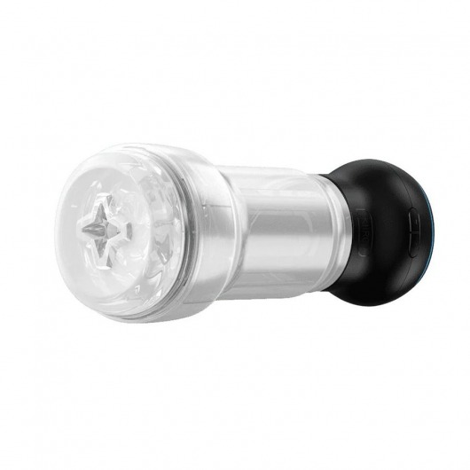 Набор PowerBlow   Feel Pocket Stroker Crystal: мастурбатор и интерактивная насадка - Kiiroo - в Сызрани купить с доставкой
