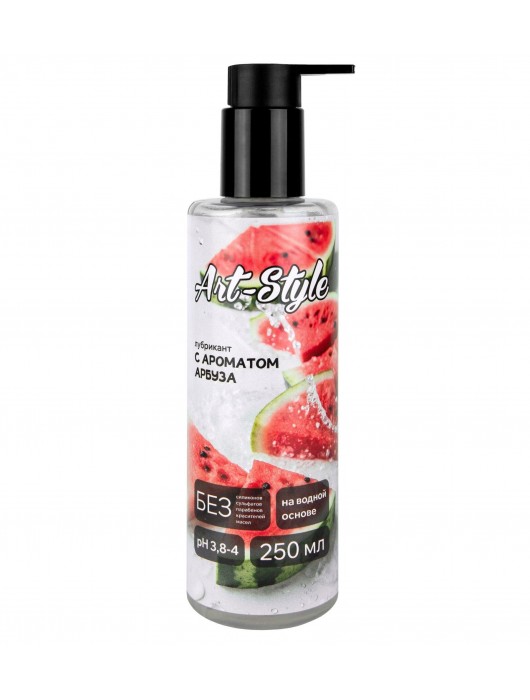 Лубрикант на водной основе Art-Style с ароматом арбуза - 250 мл. - Art-Style - купить с доставкой в Сызрани