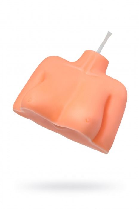 Оранжевая сувенирная свеча «Женский силуэт» - Pecado - купить с доставкой в Сызрани