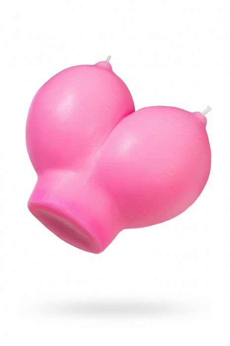 Розовая свеча «Сиськи» - 150 гр. - Pecado - купить с доставкой в Сызрани