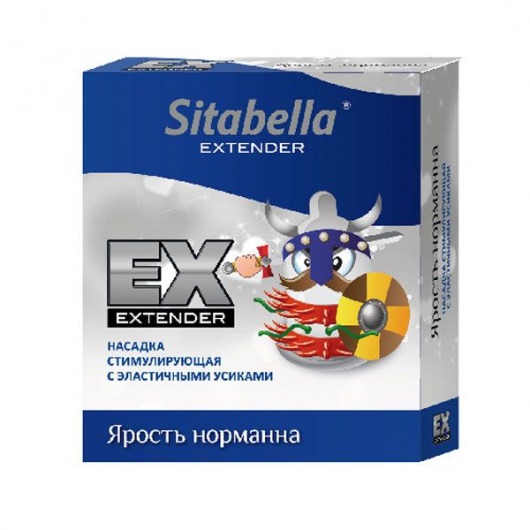 Стимулирующая насадка Sitabella Extender  Ярость норманна - Sitabella - купить с доставкой в Сызрани