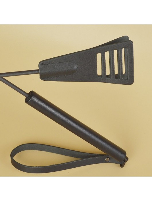 Черный кожаный стек «Сириус» - 60 см. - Sitabella - купить с доставкой в Сызрани