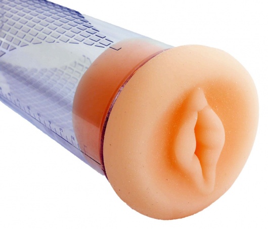 Телесный уплотнитель для вакуумной помпы в виде вагины - Boys of Toys - в Сызрани купить с доставкой