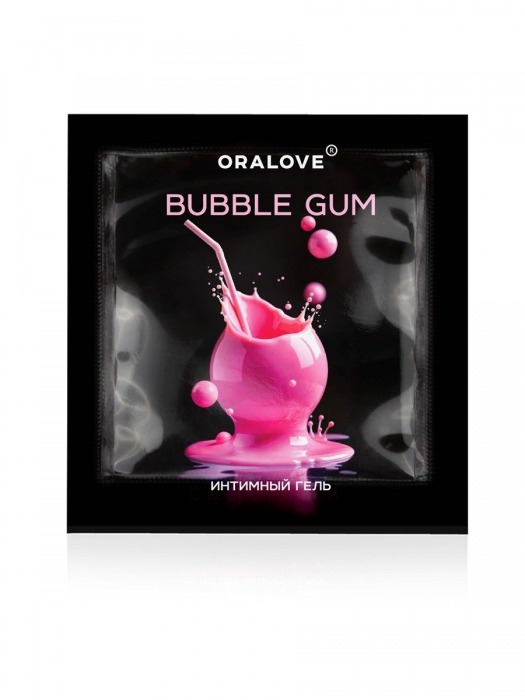 Саше съедобной оральной смазки OraLove с ароматом бабл-гам - 3 гр. - Биоритм - купить с доставкой в Сызрани