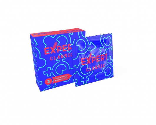 Классические презервативы Expert Classic - 3 шт. - Expert - купить с доставкой в Сызрани