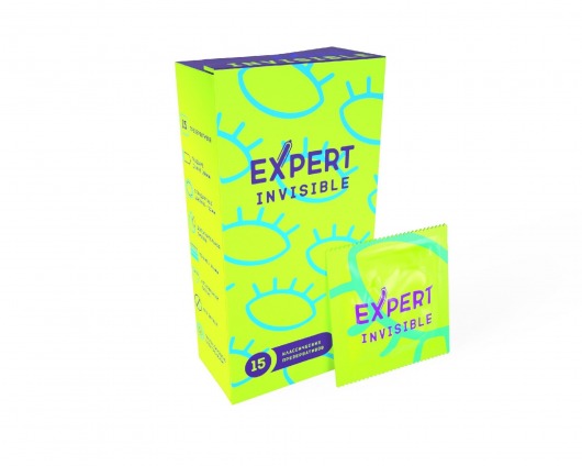 Ультратонкие презервативы Expert Invisible - 15 шт. - Expert - купить с доставкой в Сызрани