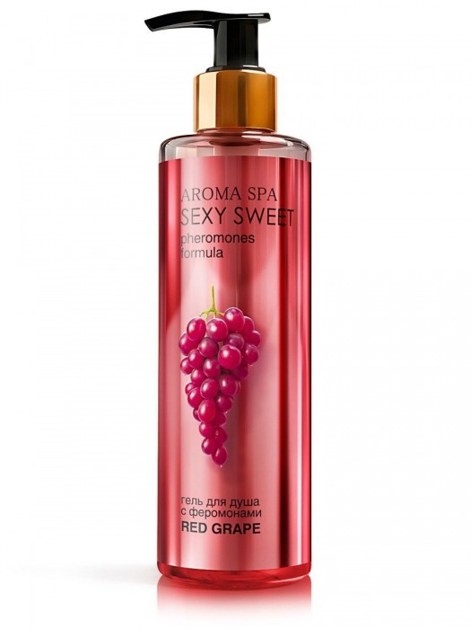 Гель для душа с феромонами и ароматом винограда Red Grape - 200 мл. -  - Магазин феромонов в Сызрани