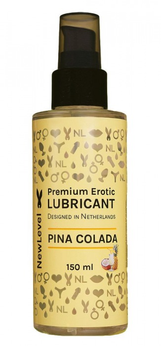 Ароматизированный лубрикант на водной основе NewLevel Pina Colada - 150 мл. - NewLevel - купить с доставкой в Сызрани