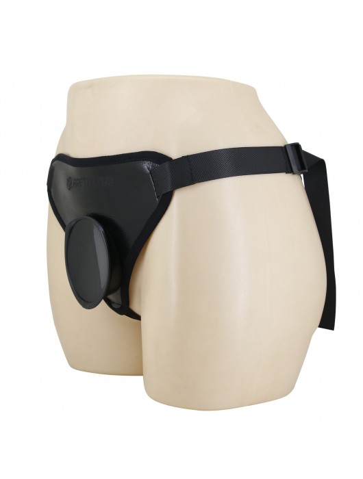 Черные трусики харнесс с платформой Caludio I - Baile - купить с доставкой в Сызрани