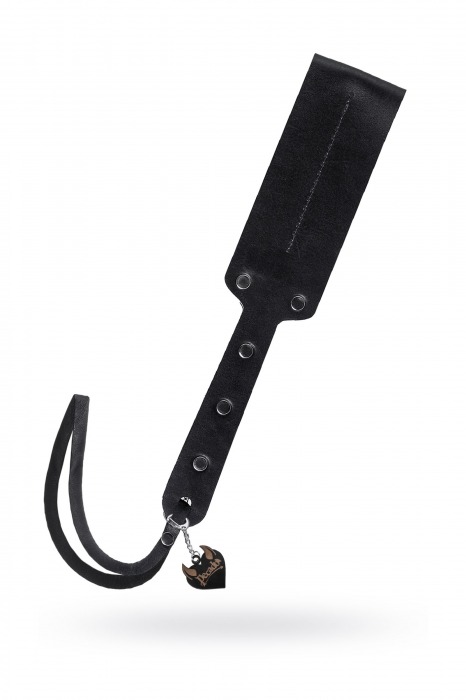 Черный кожаный пэддл - 32 см. - Pecado - купить с доставкой в Сызрани