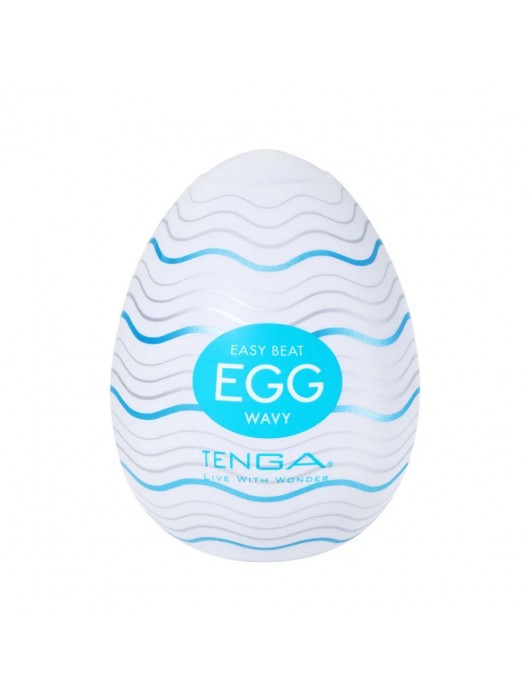Мастурбатор-яйцо Tenga Egg Wavy - Tenga - в Сызрани купить с доставкой