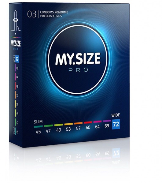 Презервативы MY.SIZE размер 72 - 3 шт. - My.Size - купить с доставкой в Сызрани