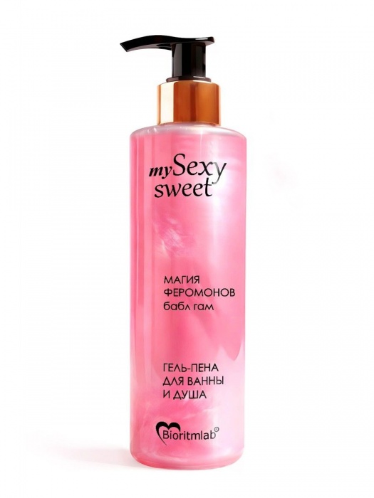 Гель-пена для ванны и душа Sexy Sweet с феромонами и ароматом бабл-гам - 200 мл. -  - Магазин феромонов в Сызрани