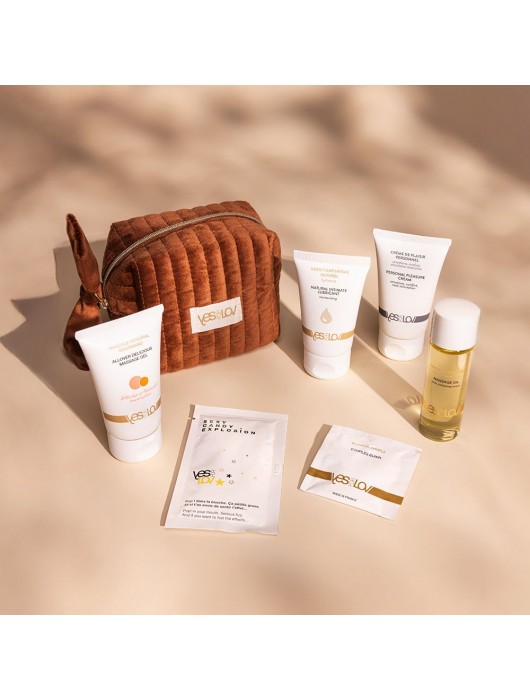 Набор YESforLOV La Trousse Enchantée в коричневой косметичке - YESforLOV - купить с доставкой в Сызрани