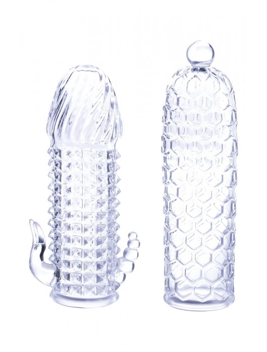 Набор из 2 прозрачных насадок на член Seductive Tickler Sleeves Set - NMC - в Сызрани купить с доставкой