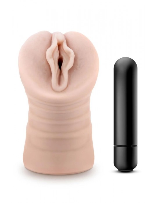 Телесный мастурбатор-вагина Destini - Blush Novelties - в Сызрани купить с доставкой