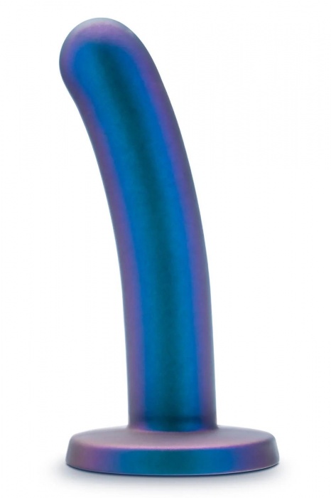 Синяя насадка с гладкой поверхностью Surrender 5.75 Inch Intermediate Pegging Dildo - 14,6 см. - Blush Novelties - купить с доставкой в Сызрани