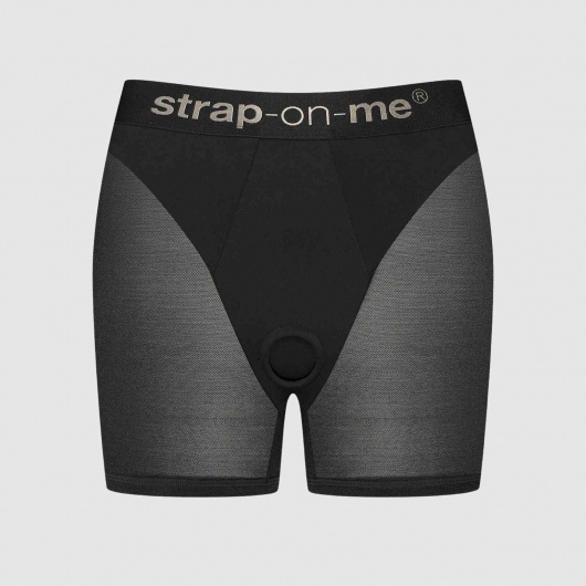 Трусики-шорты для фиксации насадок Strap-on-me Harness Lingerie Halo - size XS - Strap-on-me - купить с доставкой в Сызрани