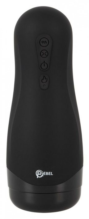 Черный вибромастурбатор с подогревом Masturbator with 3 Functions - Orion - в Сызрани купить с доставкой
