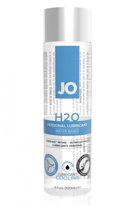 Охлаждающий лубрикант на водной основе JO Personal Lubricant H2O COOLING - 120 мл. - System JO - купить с доставкой в Сызрани
