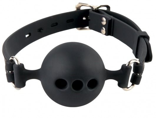Силиконовый кляп-шар с отверстиями для дыхания Silicone Breathable Ball Gag Small - Pipedream - купить с доставкой в Сызрани