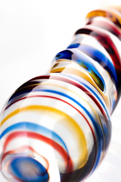 Стеклянный фаллос с гладкой головкой - 25 см. - Sexus