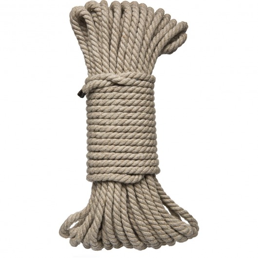 Бондажная пеньковая верёвка Kink Bind   Tie Hemp Bondage Rope 50 Ft - 15 м. - Doc Johnson - купить с доставкой в Сызрани