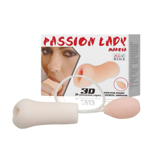 Мастурбатор Passion Lady Marcia с грушей для имитации посасывания - Baile - в Сызрани купить с доставкой