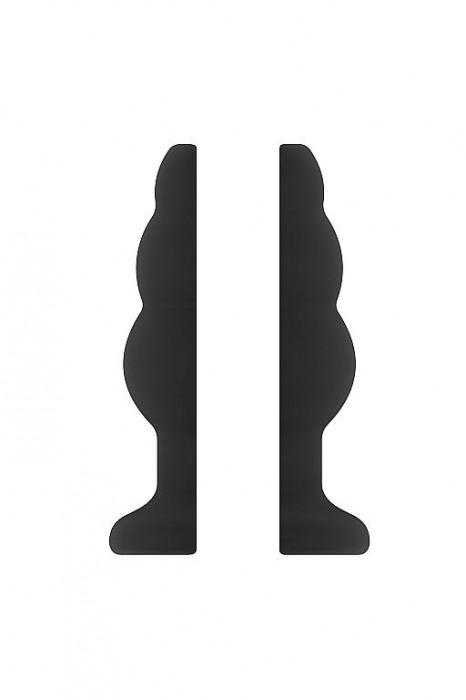 Чёрная анальная пробка с тоннелем №49 Small Hollow Tunnel Butt Plug 3 Inch - 7,7 см. - Shots Media BV