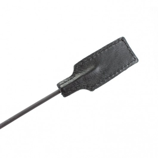 Чёрный профессиональный стек с золотистой рукоятью - 73 см. - БДСМ Арсенал - купить с доставкой в Сызрани