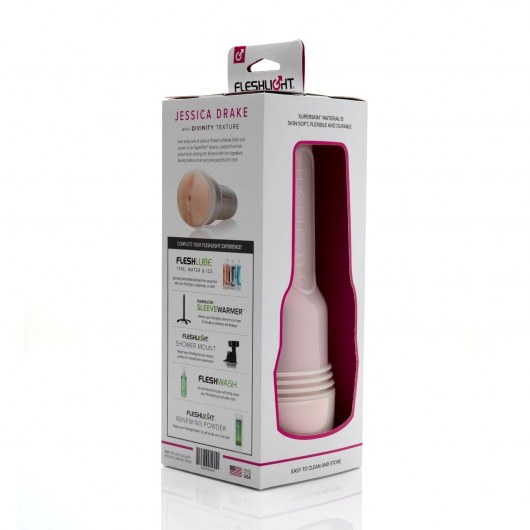 Мастурбатор-вагина Fleshlight Girls - Jessica Drake Heavenly - Fleshlight - в Сызрани купить с доставкой