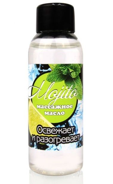 Массажное масло для тела Mojito с ароматом лайма - 50 мл. - Биоритм - купить с доставкой в Сызрани