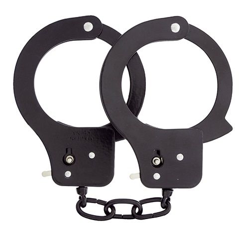 Чёрные наручники из листового металла BONDX METAL CUFFS BLACK - Dream Toys - купить с доставкой в Сызрани