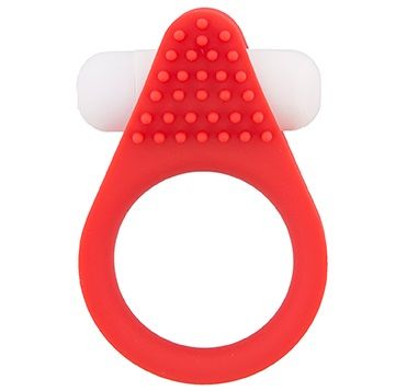 Красное эрекционное кольцо LIT-UP SILICONE STIMU RING 1 RED - Dream Toys - в Сызрани купить с доставкой