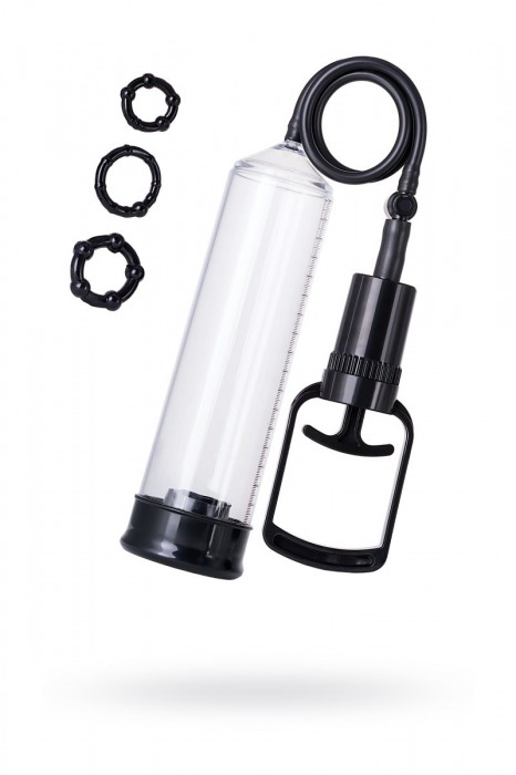 Вакуумная помпа A-toys с уплотнителем и эрекционными кольцами - A-toys - в Сызрани купить с доставкой