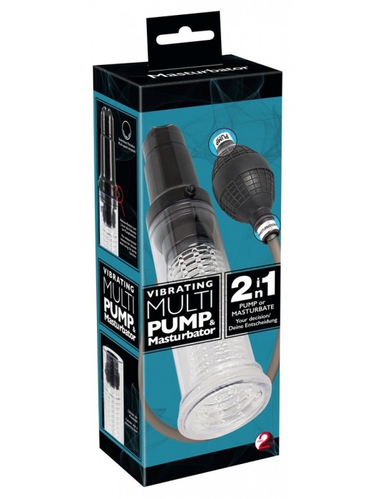 Вакуумная помпа-мастурбатор Vibrating Multi Pump   Masturbator - Orion - в Сызрани купить с доставкой