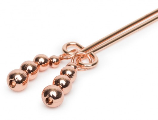 Золотистые зажимы для сосков и клитора All Sensation Nipple and Clitoral Chain - Fifty Shades of Grey - купить с доставкой в Сызрани