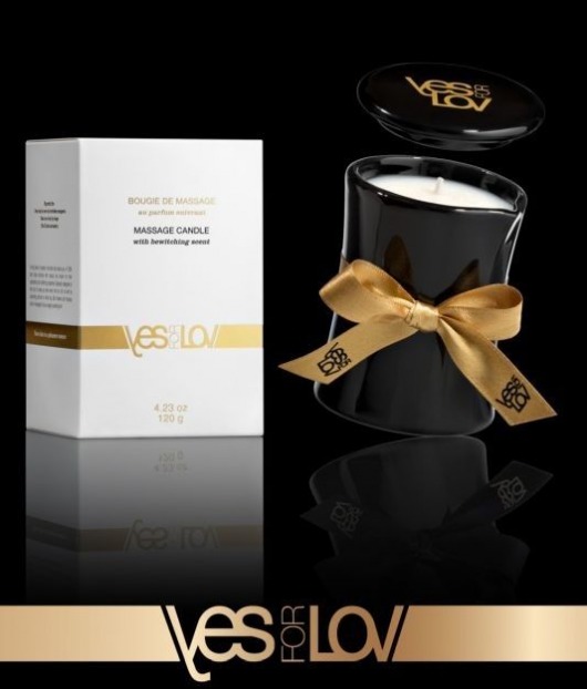 Массажная аромасвеча BEWITCHING MASSAGE CANDLE - 120 мл. - YESforLOV - купить с доставкой в Сызрани