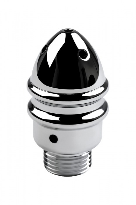 Металлический анальный душ с тремя насадками - ToyFa - купить с доставкой в Сызрани