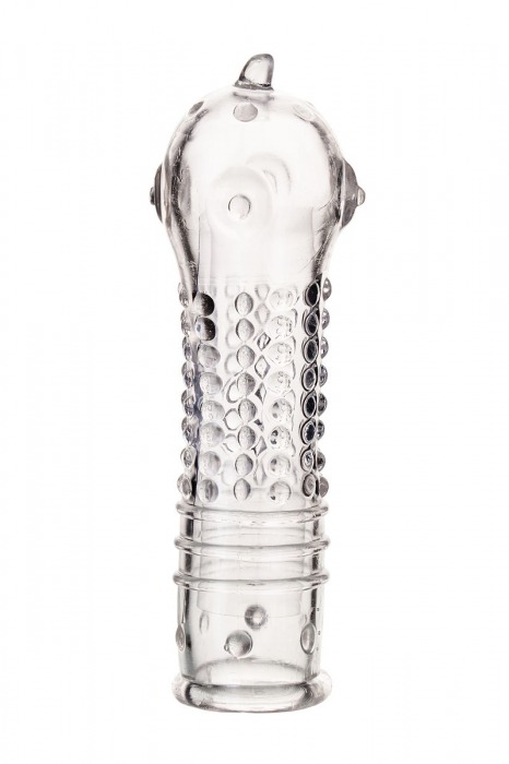 Прозрачная закрытая насадка на пенис TOYFA A-Toys - 14,7 см. - A-toys - в Сызрани купить с доставкой