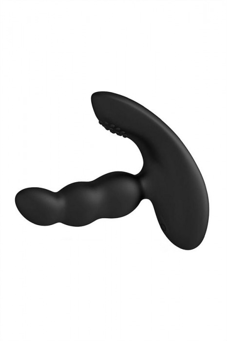 Черный силиконовый стимулятор простаты Levett Nitoc с пультом ДУ - Levett - в Сызрани купить с доставкой