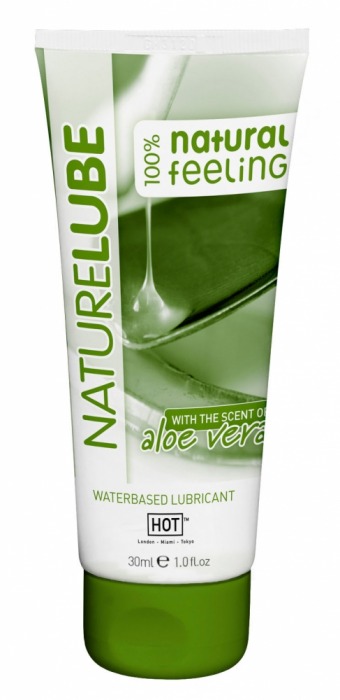 Смазка на водной основе с алоэ вера Nature Lube - 30 мл. - HOT - купить с доставкой в Сызрани