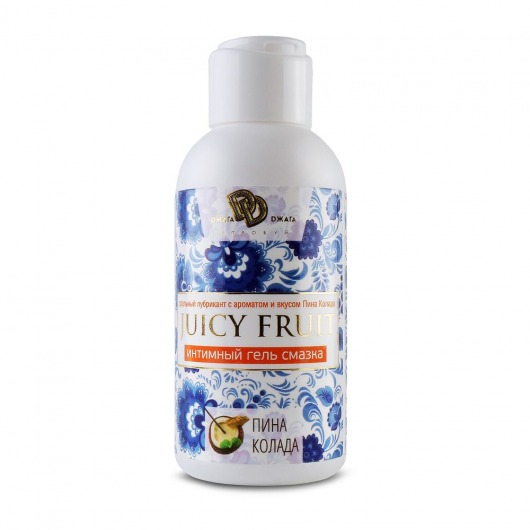 Интимный гель на водной основе JUICY FRUIT с ароматом пина колада - 100 мл. - БиоМед - купить с доставкой в Сызрани