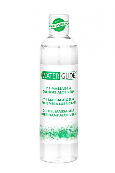 Гель-смазка 2-в-1 MASSAGE   LUBRICANT ALOE VERA - 300 мл. - Waterglide - купить с доставкой в Сызрани