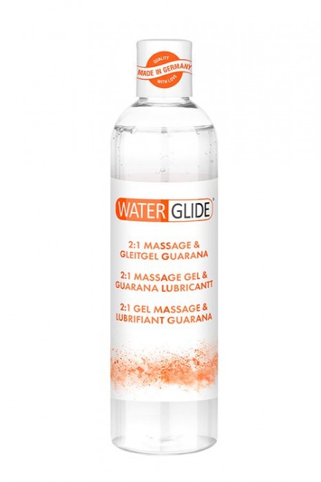 Гель-смазка 2-в-1 MASSAGE   LUBRICANT GUARANA - 300 мл. - Waterglide - купить с доставкой в Сызрани