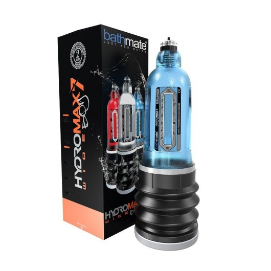 Синяя гидропомпа HydroMAX7 Wide Boy - Bathmate - в Сызрани купить с доставкой
