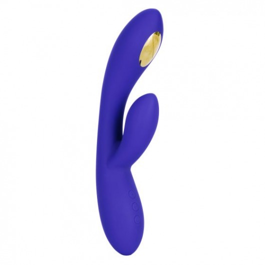 Фиолетовый вибратор с функцией электростимуляции Intimate E-Stimulator Dual Wand - 21,5 см. - California Exotic Novelties - купить с доставкой в Сызрани