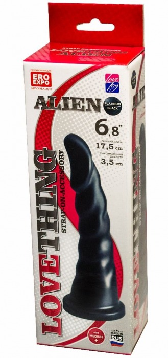 Насадка для трусиков харнесс Alien - 17,5 см. - LOVETOY (А-Полимер) - купить с доставкой в Сызрани