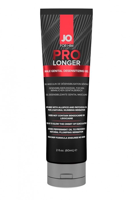 Гель-пролонгатор умеренного действия для мужчин JO Prolonger Gel – 60 мл. - System JO - купить с доставкой в Сызрани